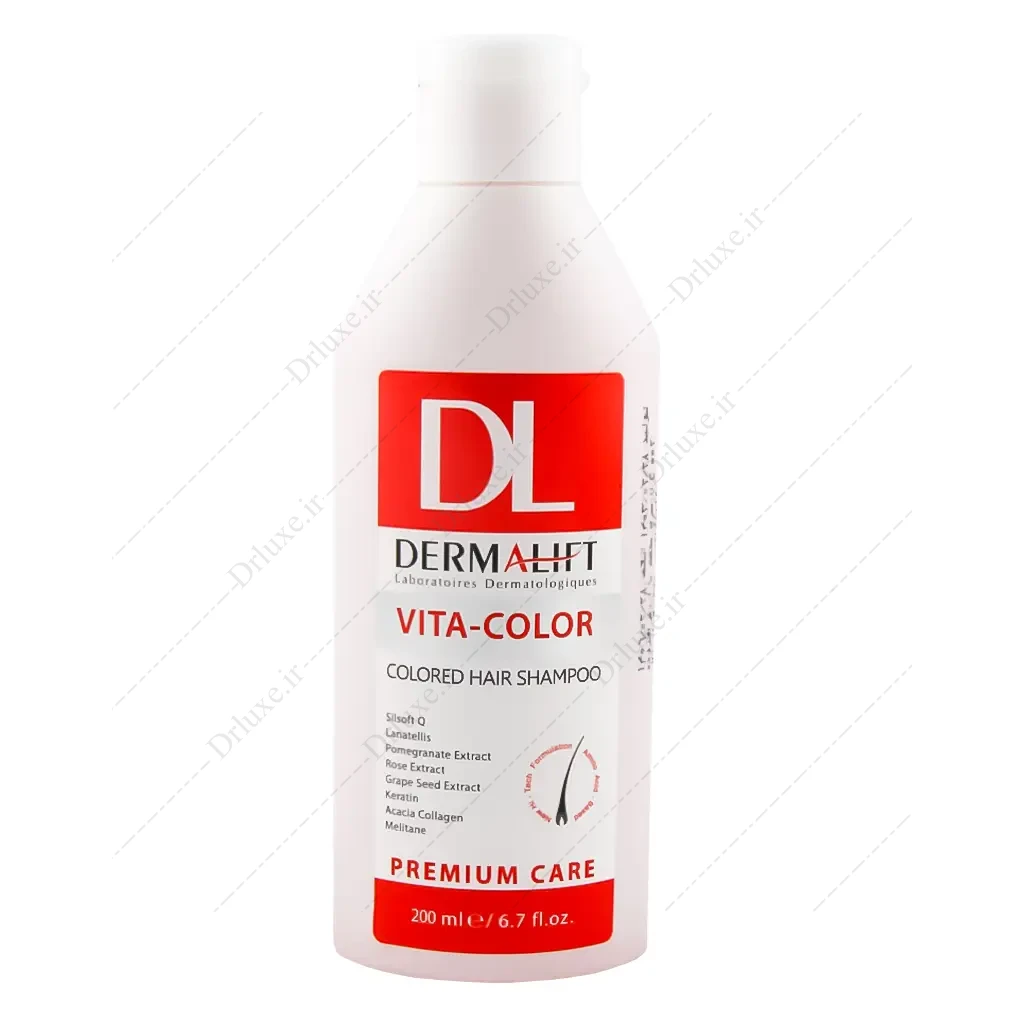 شامپو مخصوص موهای رنگ شده Vita Color درمالیفت